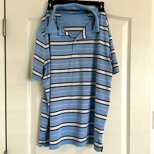 Chaps 78 Golf shirt 3 button collar like new size L